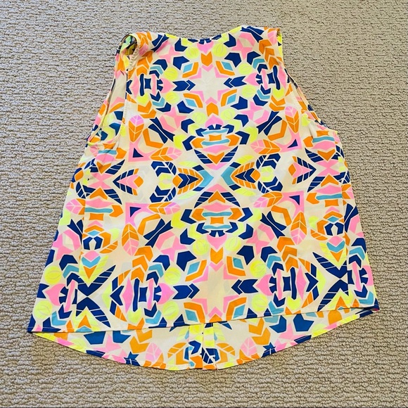 MARA HOFFMAN Neon Print Tank Top / Blouse | Size XS - Picture 2 of 5